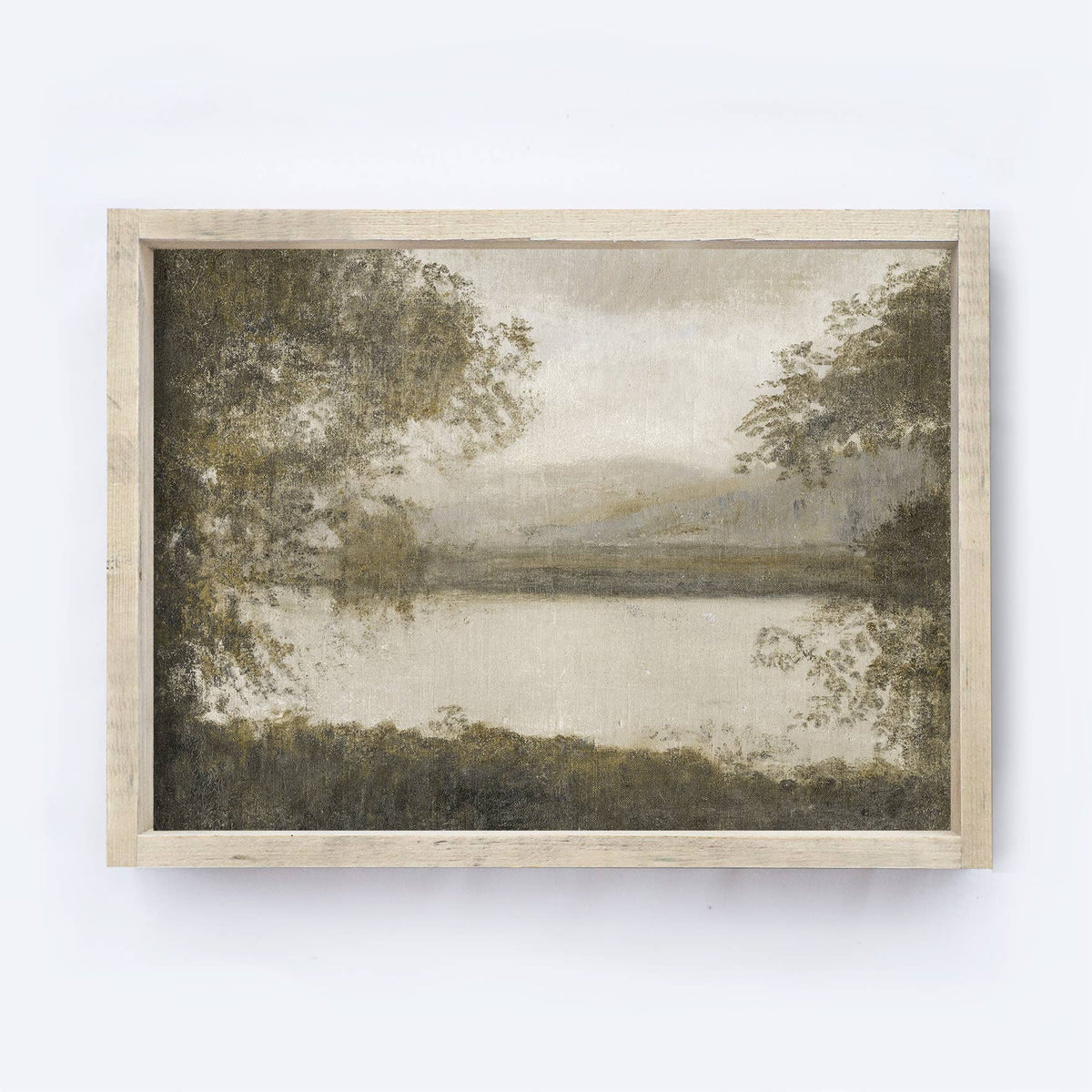 Vintage Landscape Wood Sign Wall Art