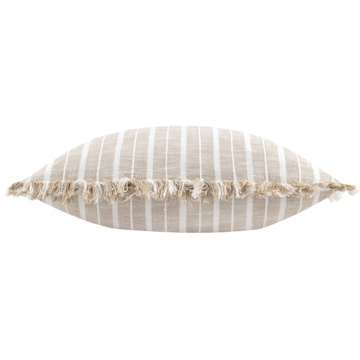 Bowman Striped Cushion, Natural