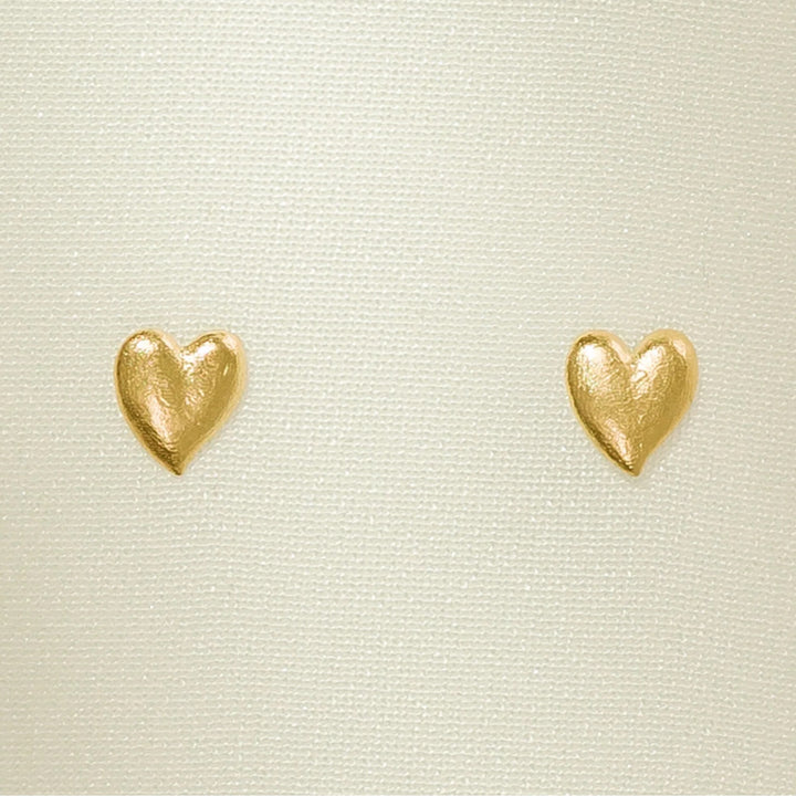 Calista Heart Stud Earrings