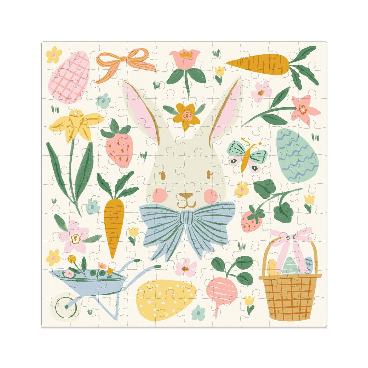 Easter Bunny Jigsaw Puzzle, 100 Pieces