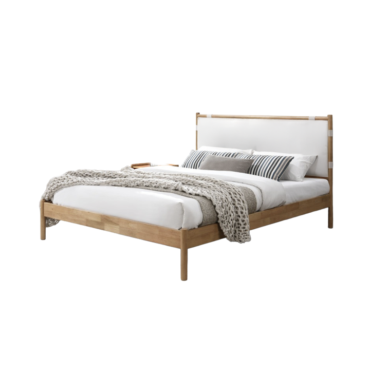 Laval Queen Bed, Buff
