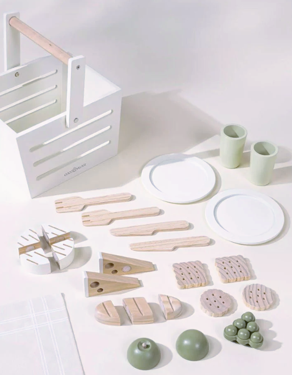 Wooden Picnic Playset by Coco Village