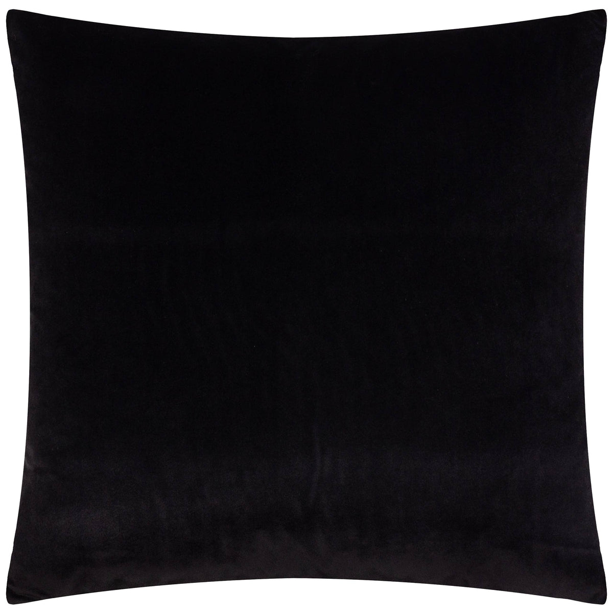Savoy Stripe Velvet Cushion, Black