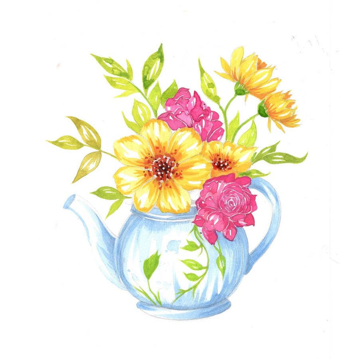 Pretty Pots Watercolor Workbook by Nya Wolfe