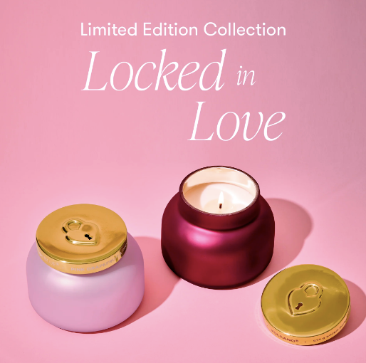 Locked in Love Candle by Capri Blue, Limited Edition