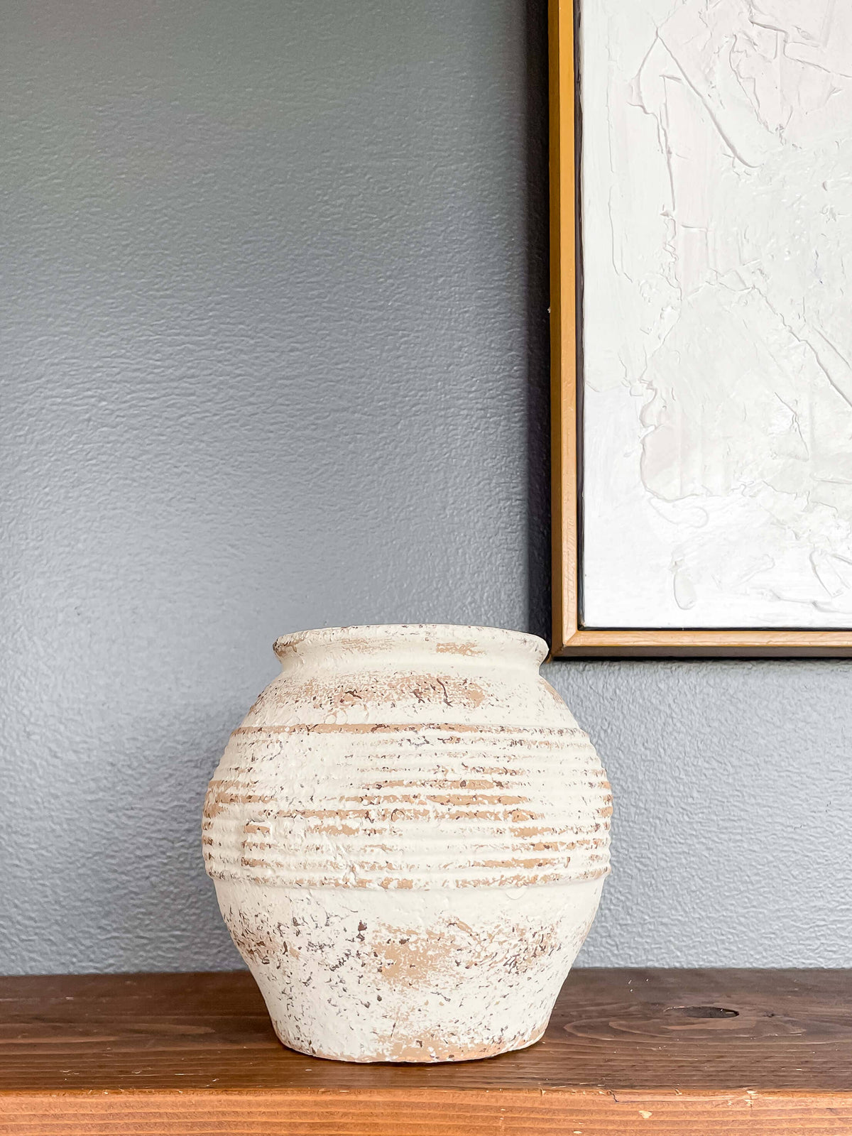Toscana Rustic Vintage-Style Terracotta Vase