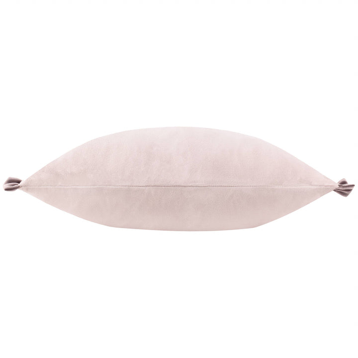 Tilly Velvet Cushion, Pink/Heather
