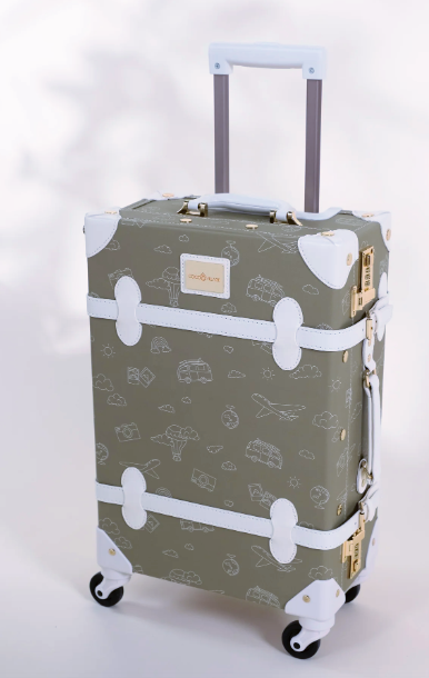 Coco Village Vegan Leather Carry-On Suitcase