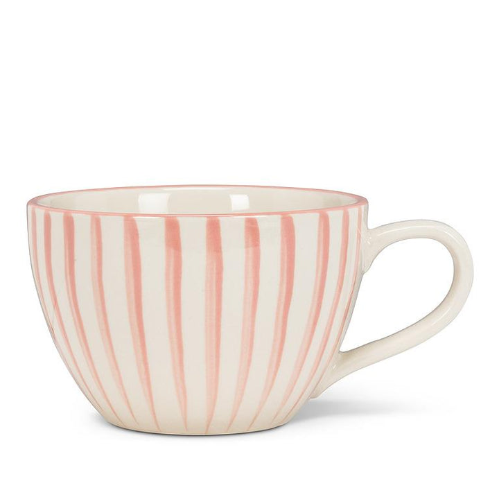 Positano Cafe Wide Striped Mug