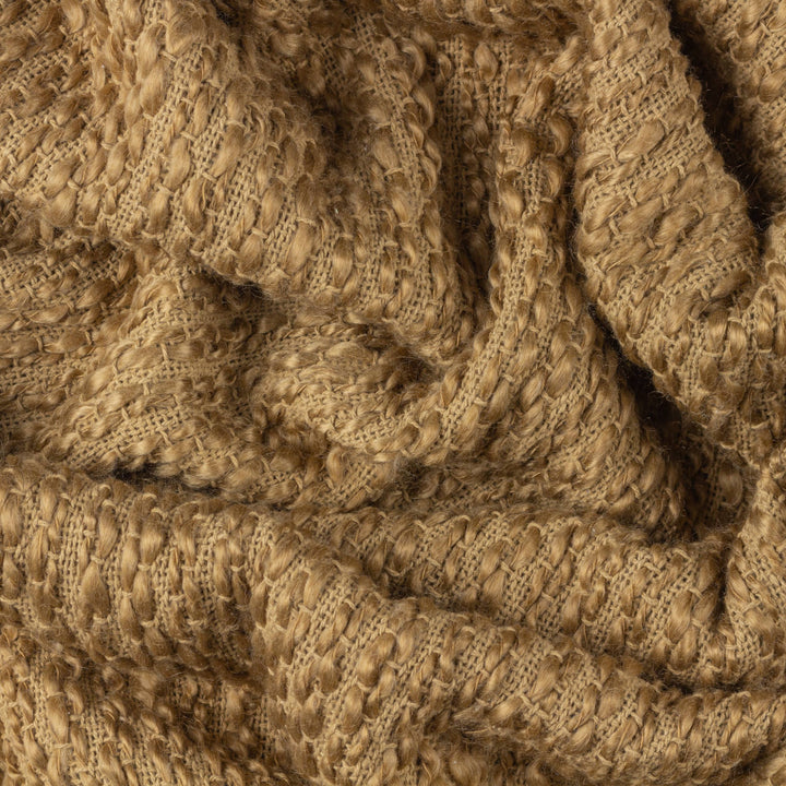 Morni Woven Fringed Throw, Olive