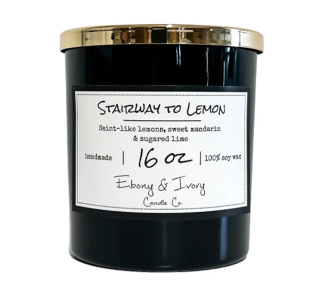 Ebony & Ivory Luxury Candle Collection