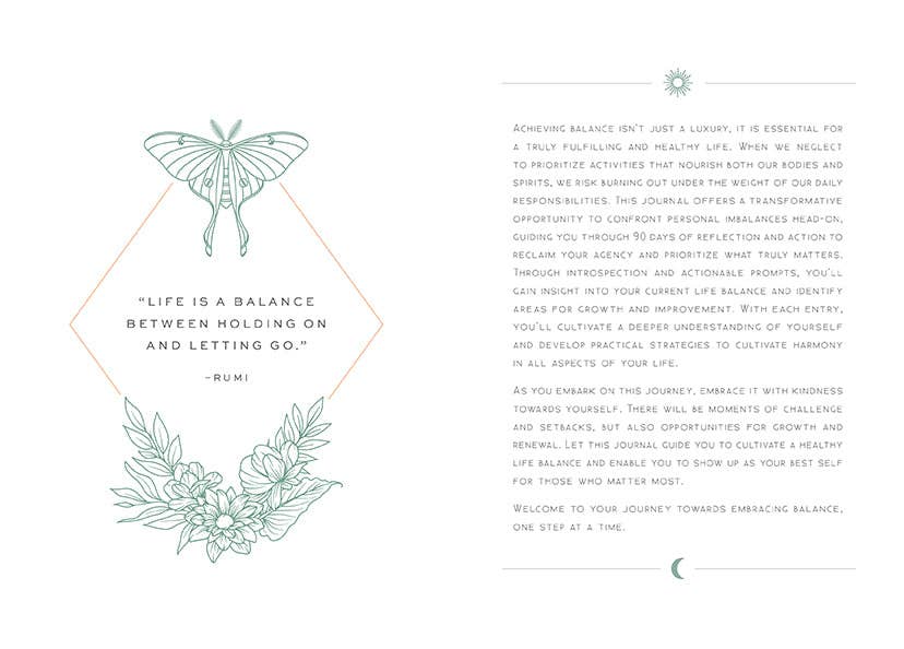 Balance Day & Night Reflection Journal