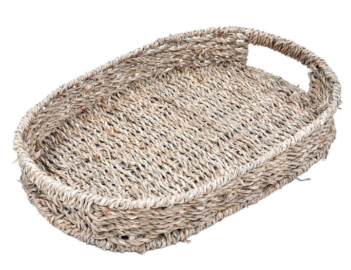 Mia Large Oval Seagrass Tray