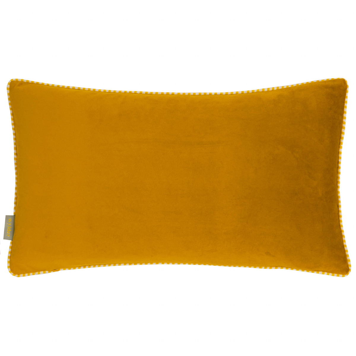 Ramble Bees Embroidered Velvet Cushion, Honey