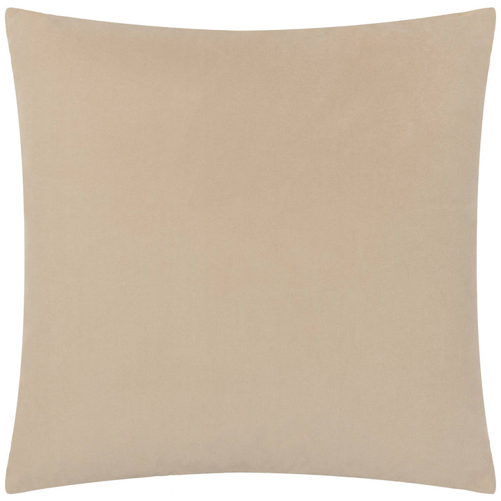 Savoy Stripe Velvet Cushion, Mink