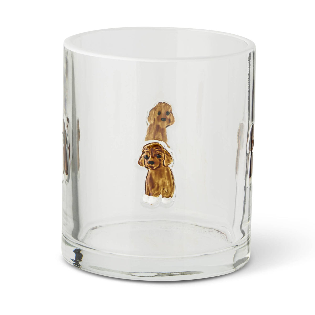 12oz Embossed Doodle Icon Glass