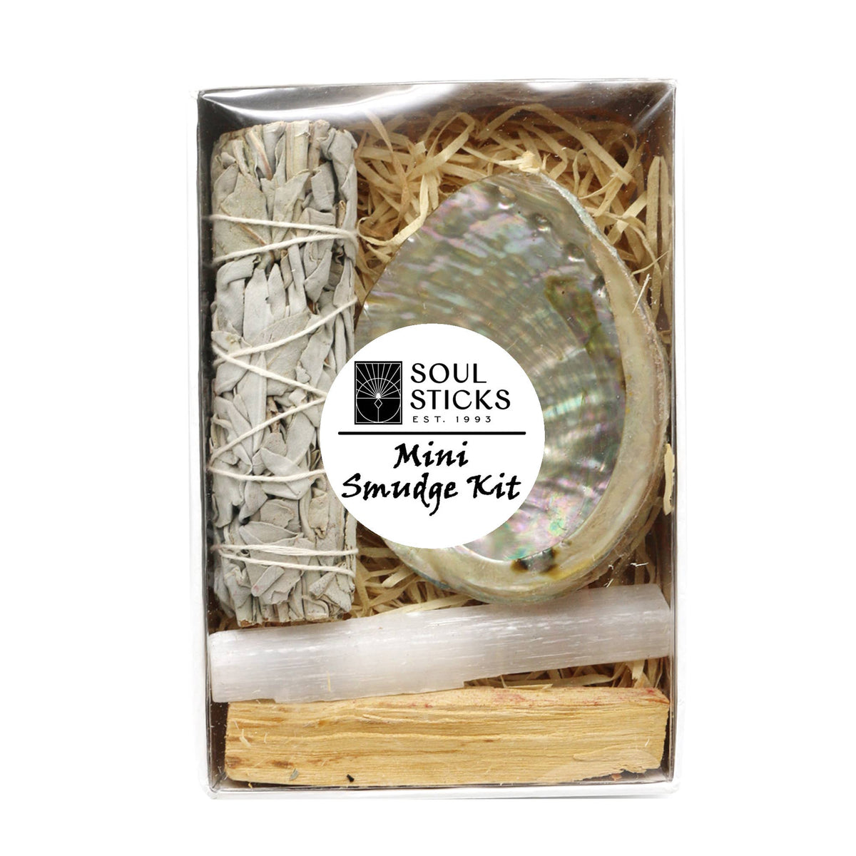 Mini White Sage Smudge Kit, Gift Box