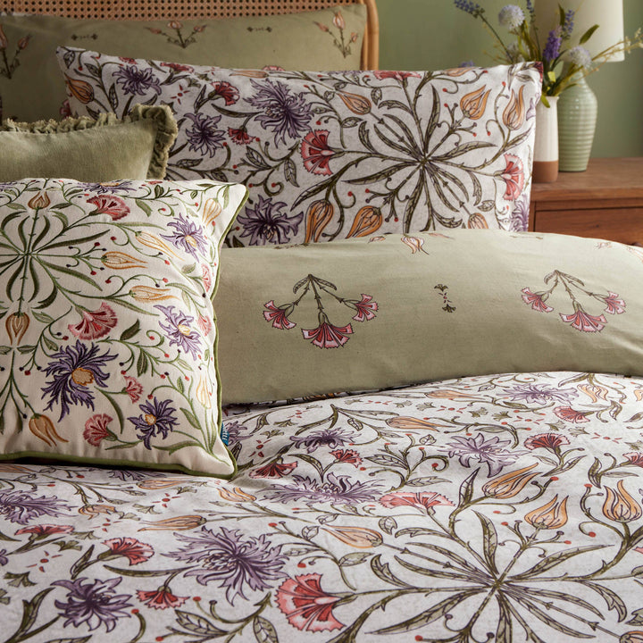 Tilda Floral Printed Duvet Cover Set, Multi