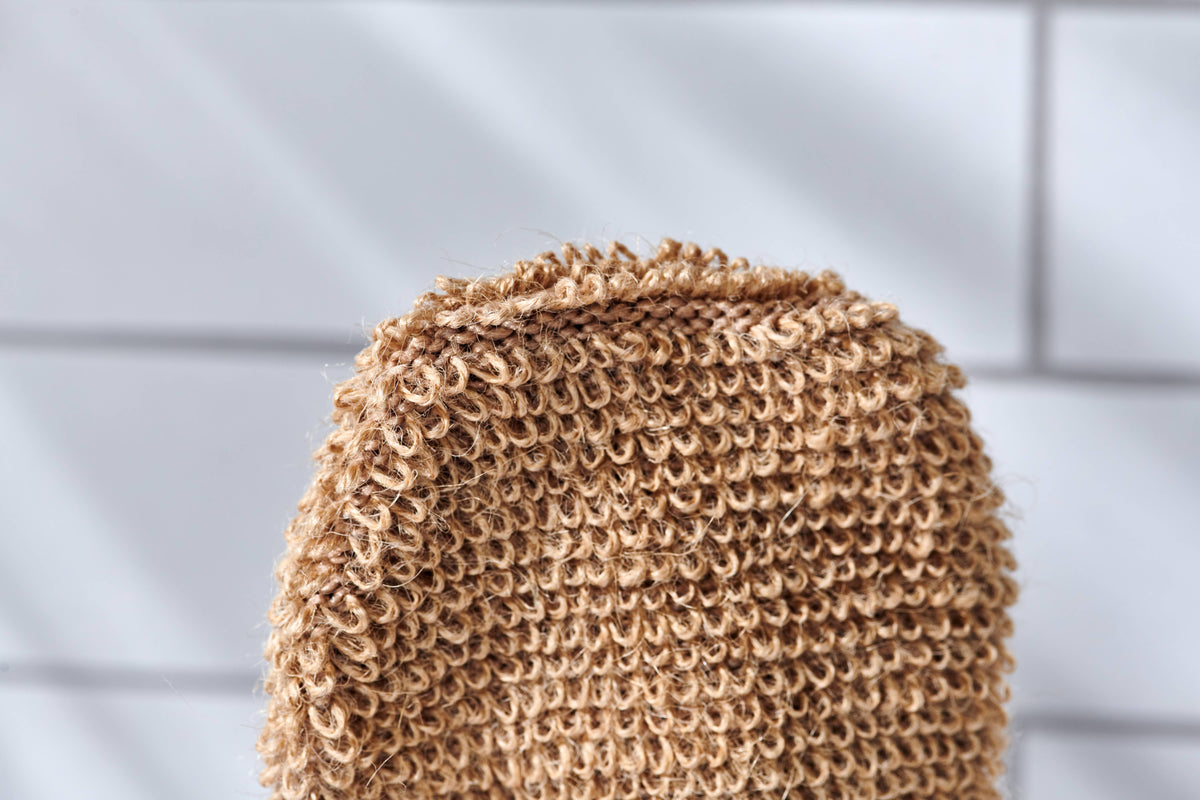 Natural Bath & Shower Exfoliating Mitt, Plastic Free