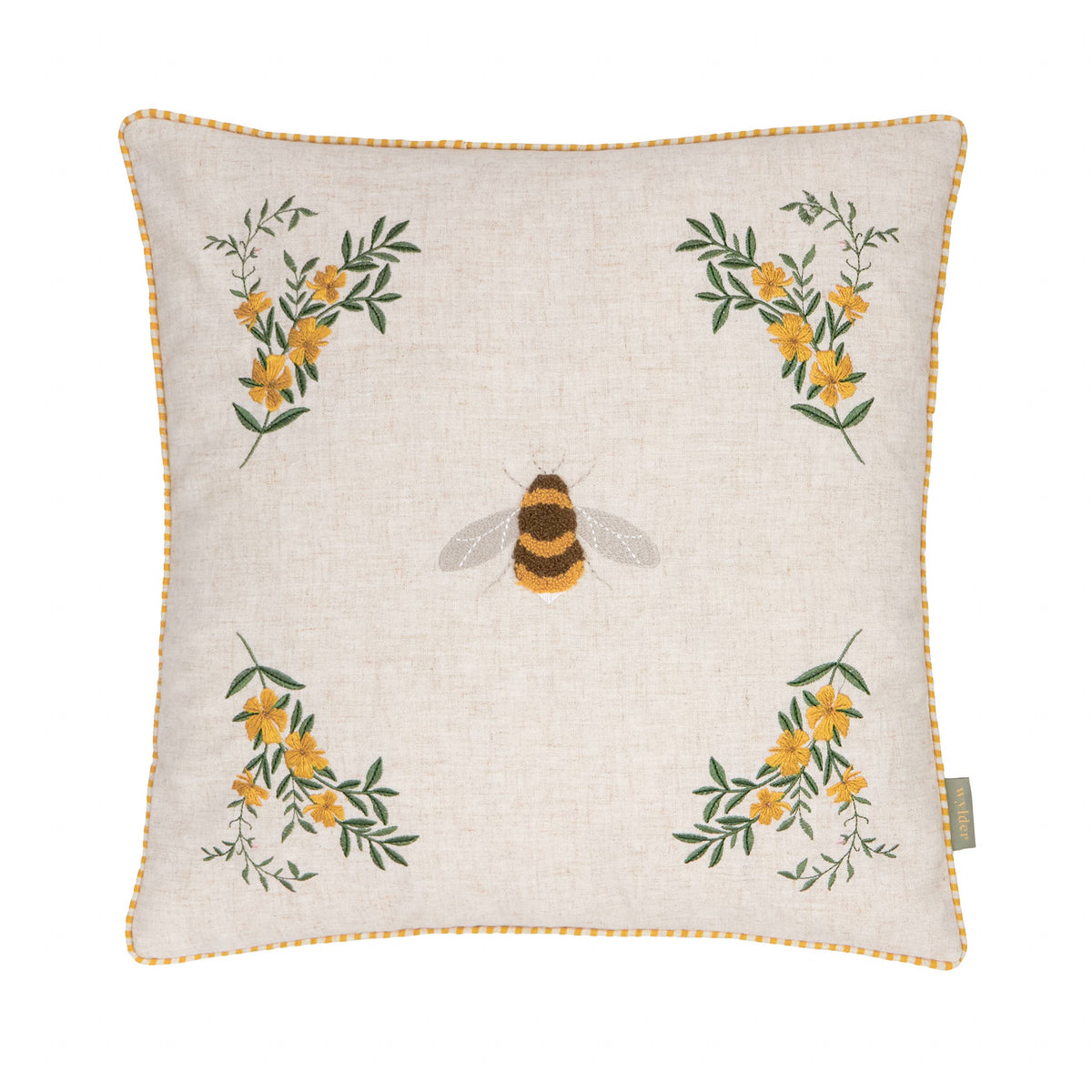 Ramble Bee Tufted Cushion, Natural