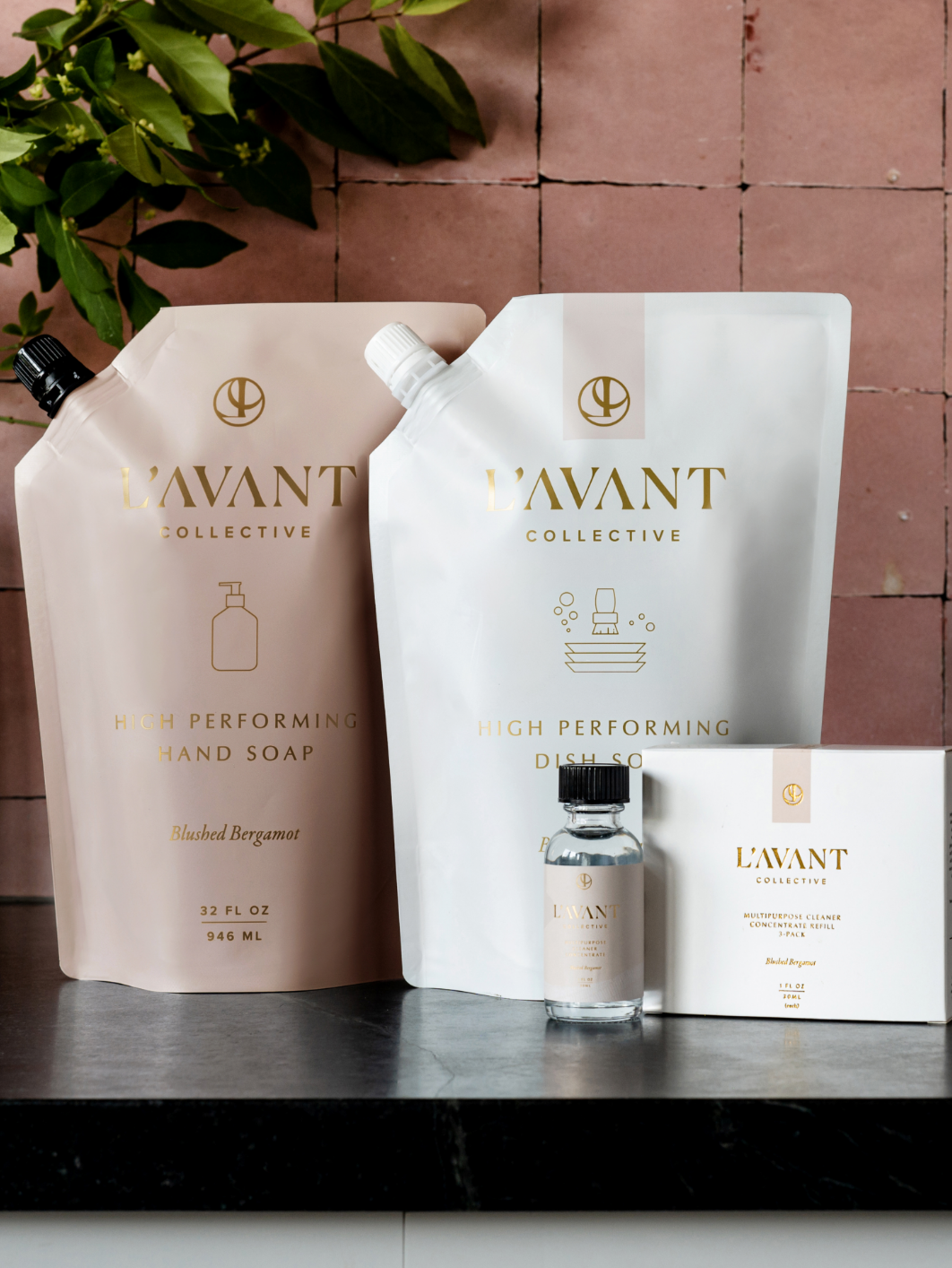 L'AVANT Hand Soap Refill Pouch, Blushed Bergamot