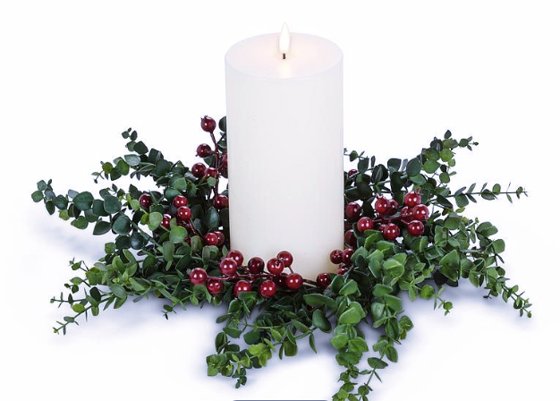 Eucalyptus & Berries Candle Ring