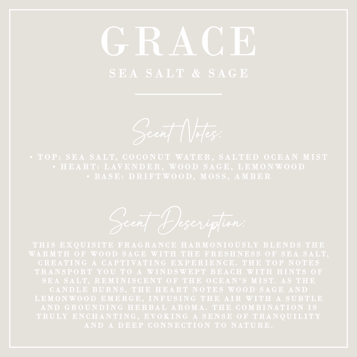 Porter Lane Home Candle, Grace, Luxe Collection, 12 oz