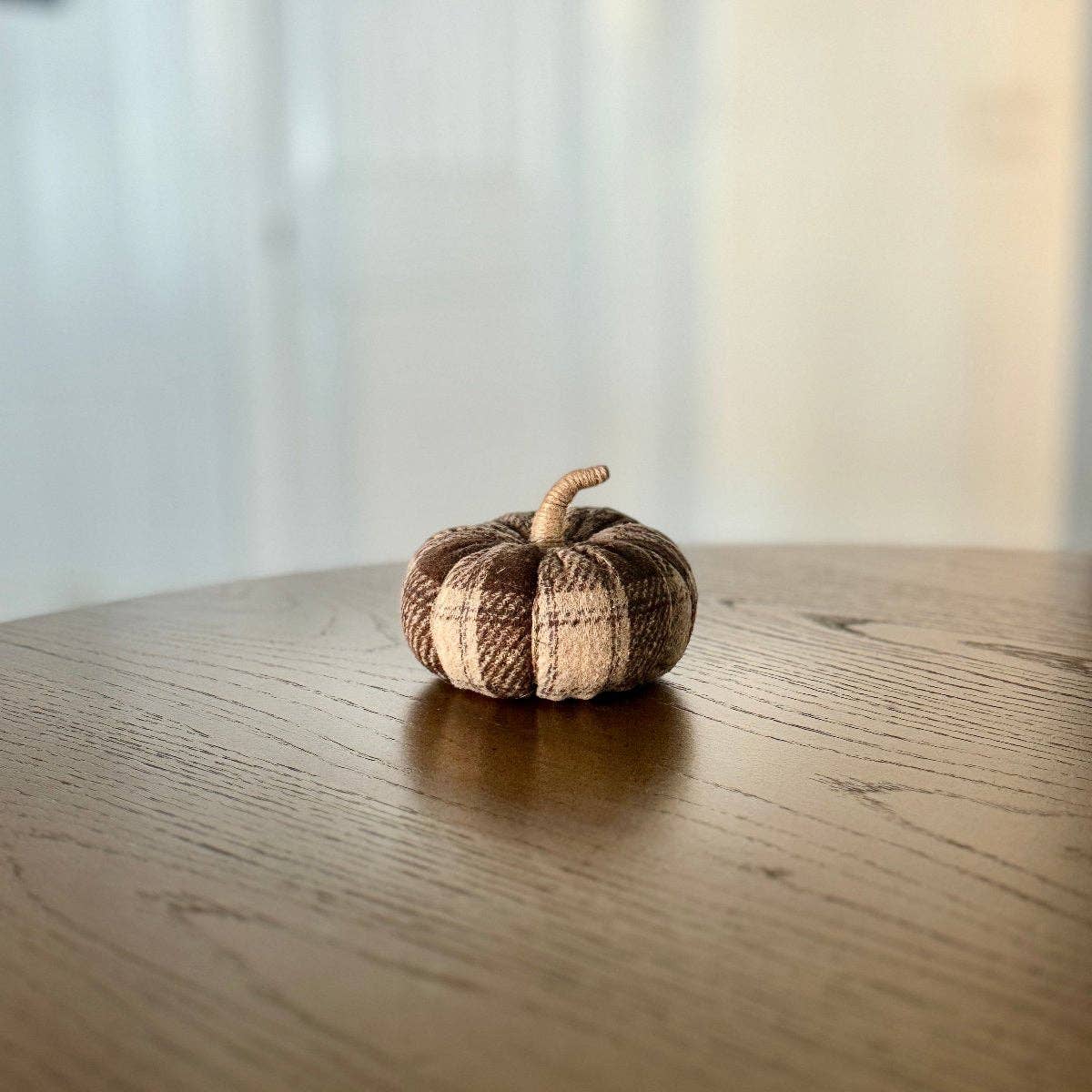 Medium Montana Plaid Pumpkin