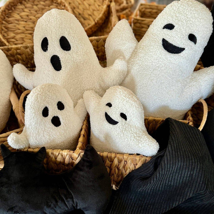 Sherpa Halloween Ghost Pillow