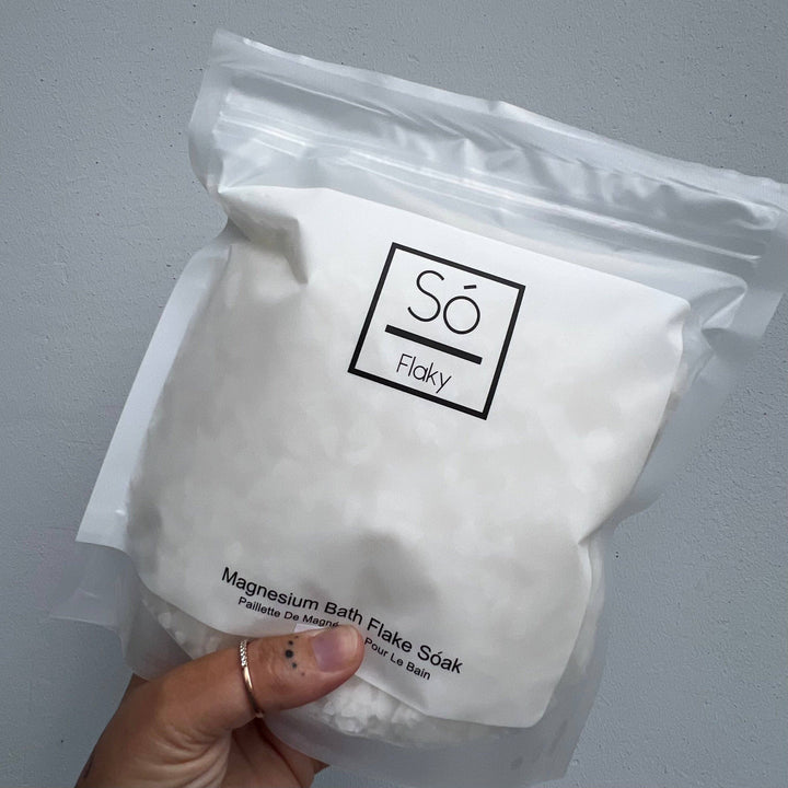 So Luxury Magnesium Bath Flakes, Unscented