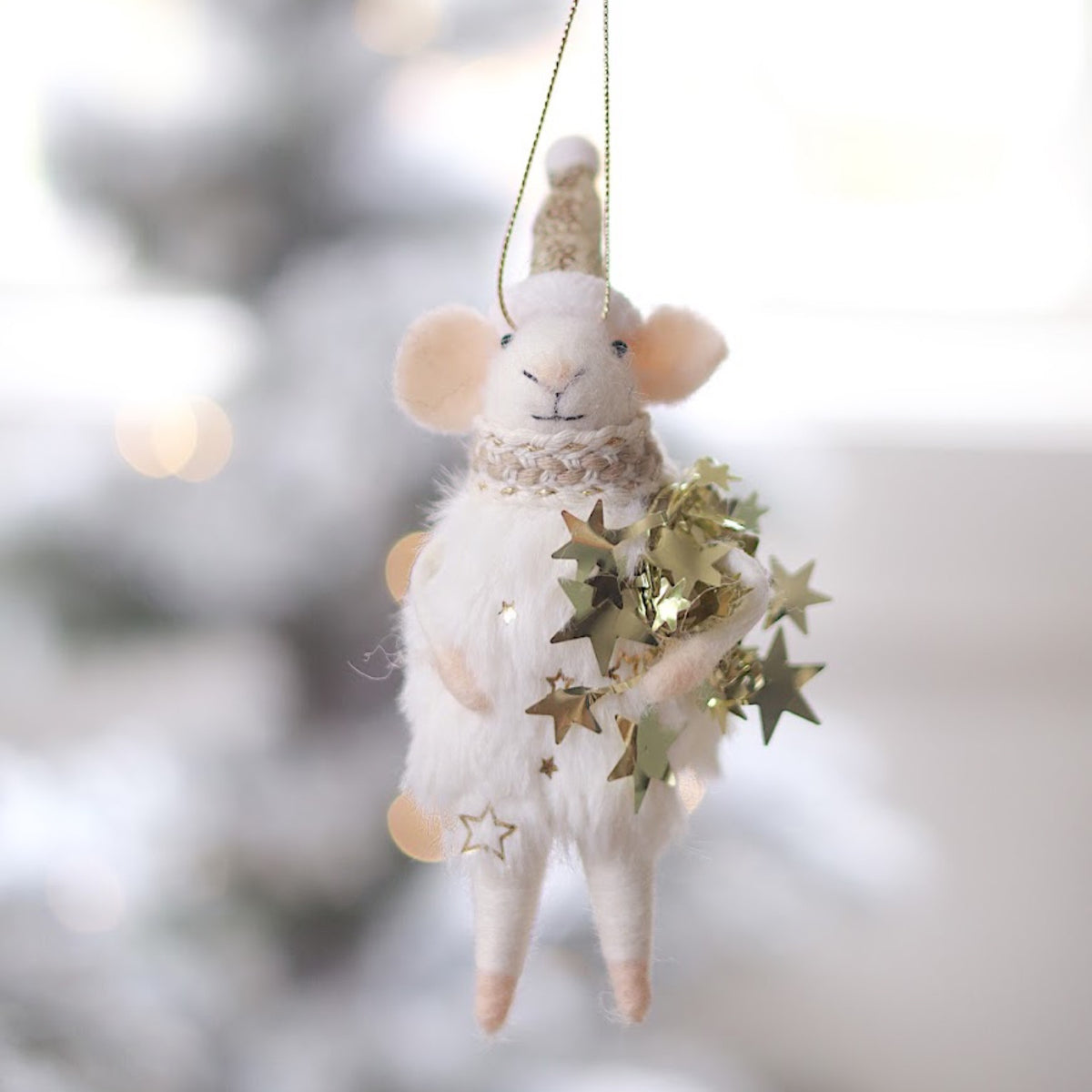 Starbright Sella Mouse Holiday Ornament