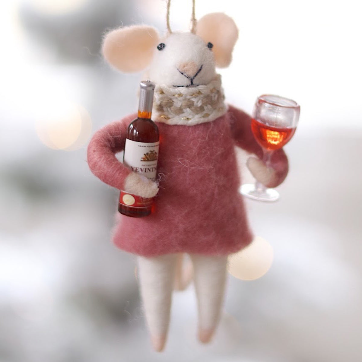 Merlot Millie Mouse Ornament