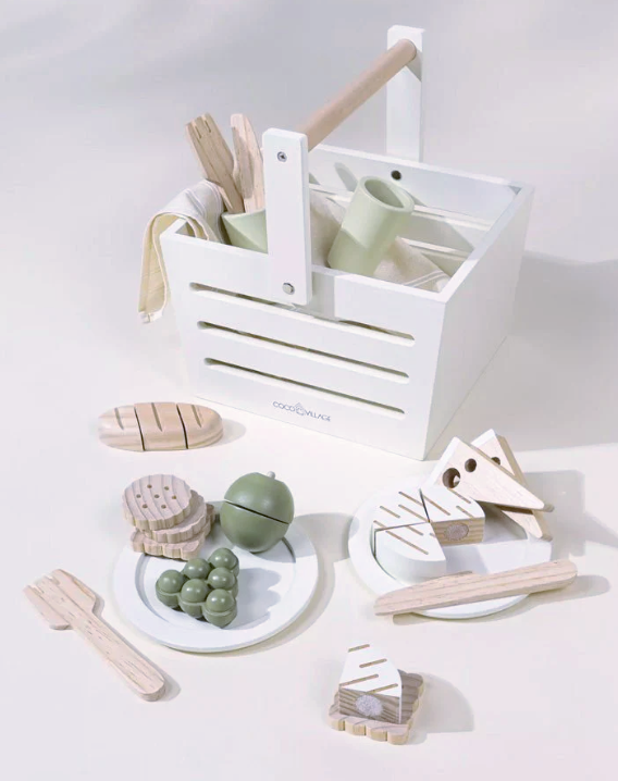 Wooden Picnic Playset by Coco Village