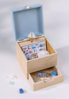 Wooden Musical Souvenir Box by Coco Village