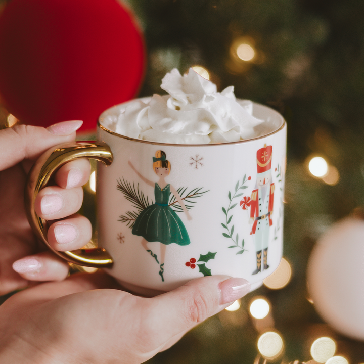 Nutcracker Coffee Mug, 14oz Christmas Decor