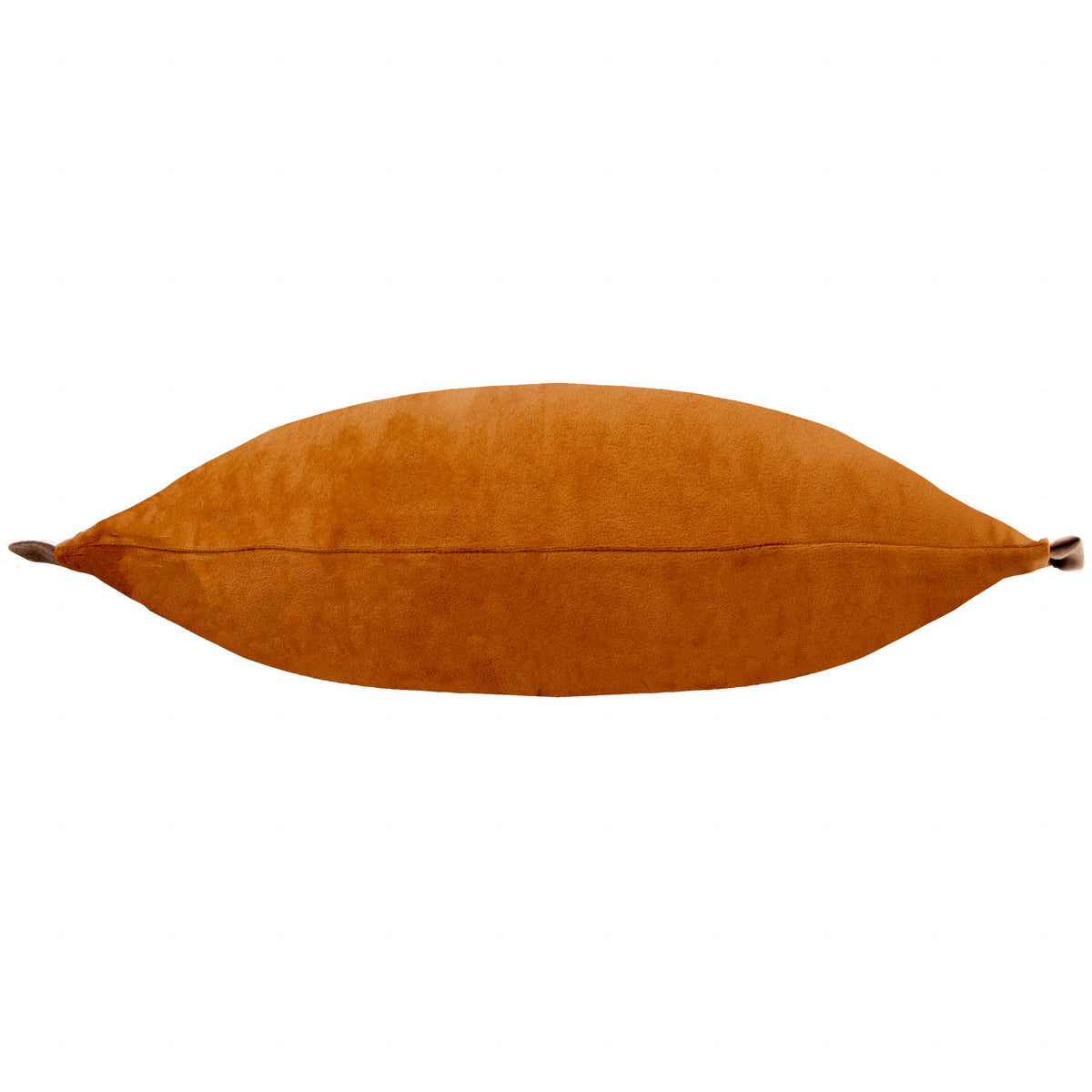 Tilly Velvet Reversible Cushion, Rust/Mink