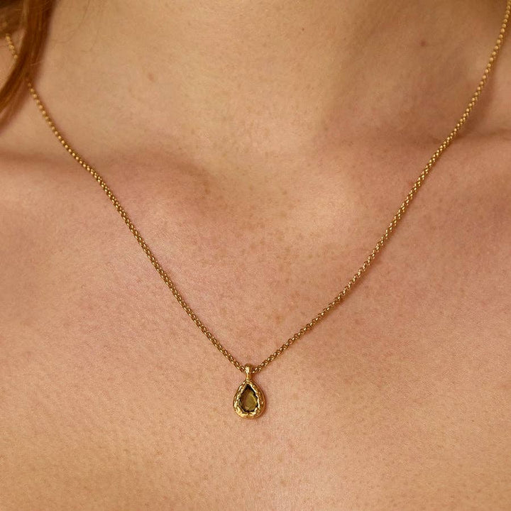 Agapee Lysa Dark Green Necklace