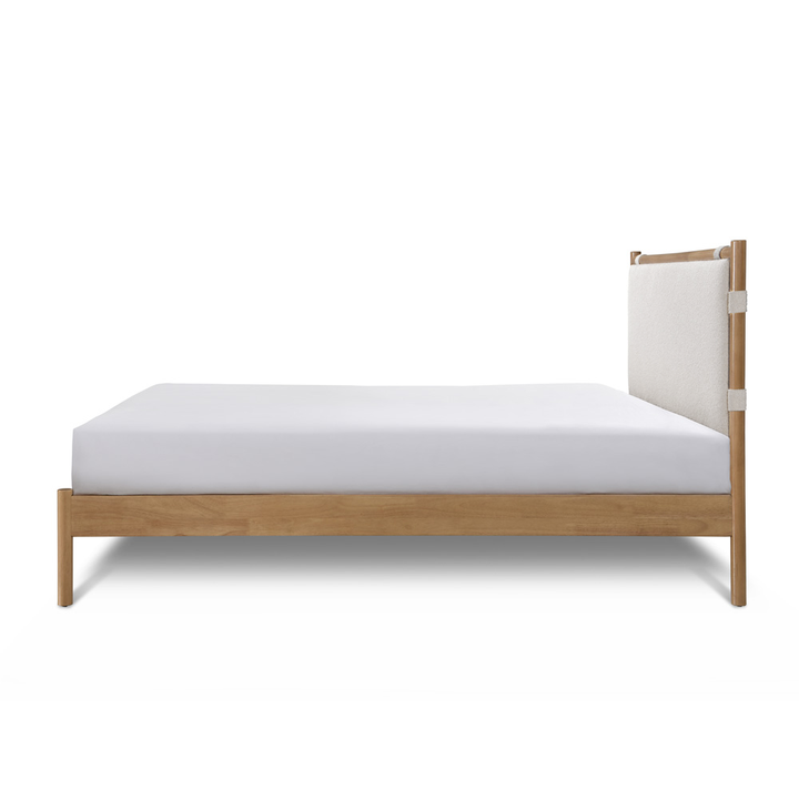 Laval Queen Bed, Buff