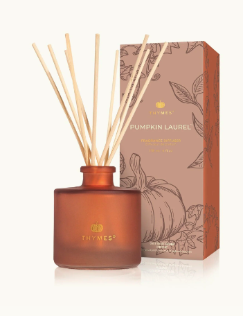 Thymes Pumpkin Laurel 4oz Petite Reed Diffuser