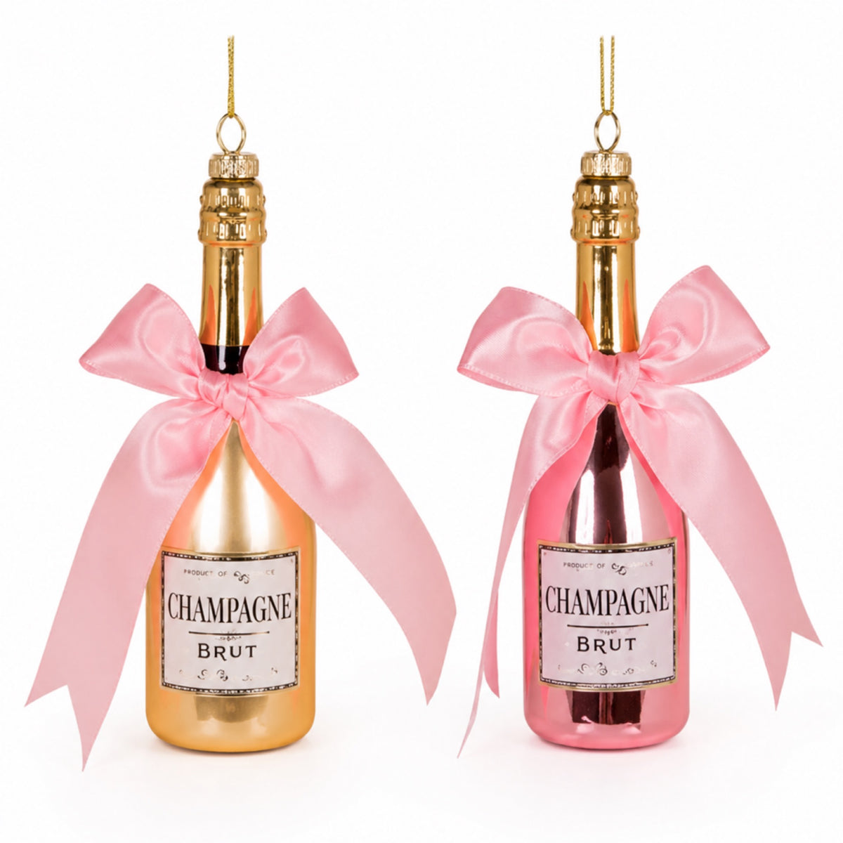 Champagne Bottle Ornament