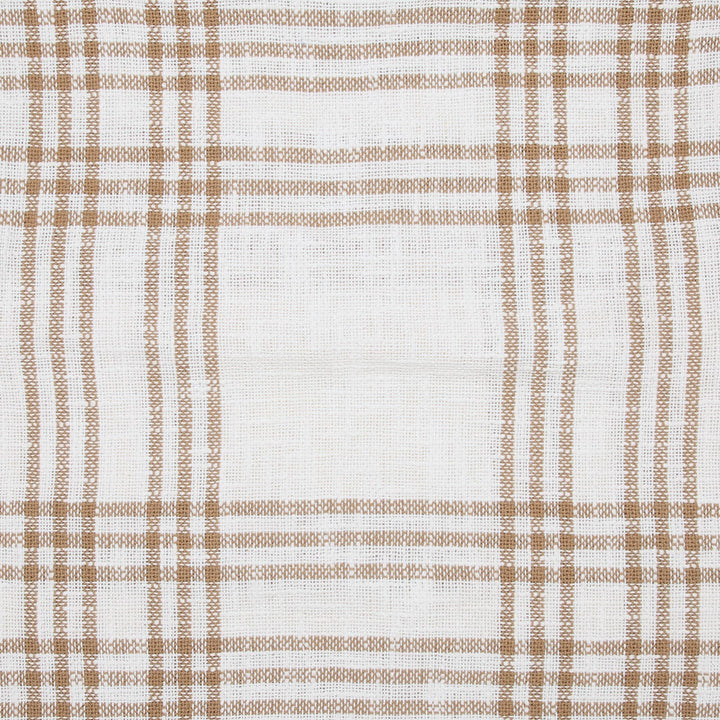 Wheat Plaid Woven Throw Blanket, 50x60, Fall Decor