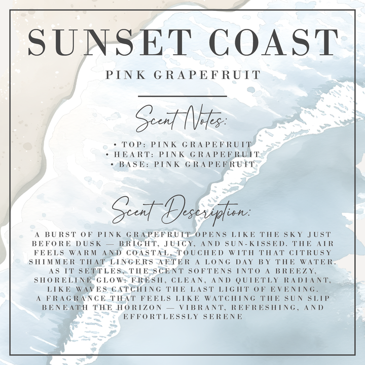 Porter Lane Home Candle, Sunset Coast, Luxe Collection, 12 oz