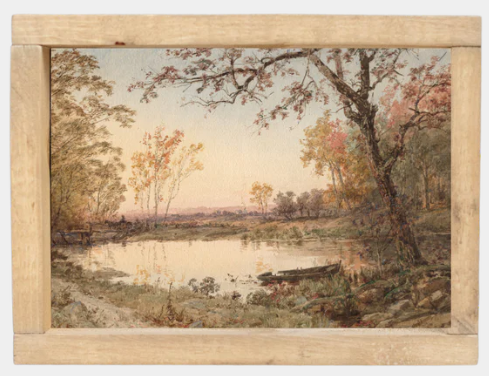 Vintage Print - Fall Landscape