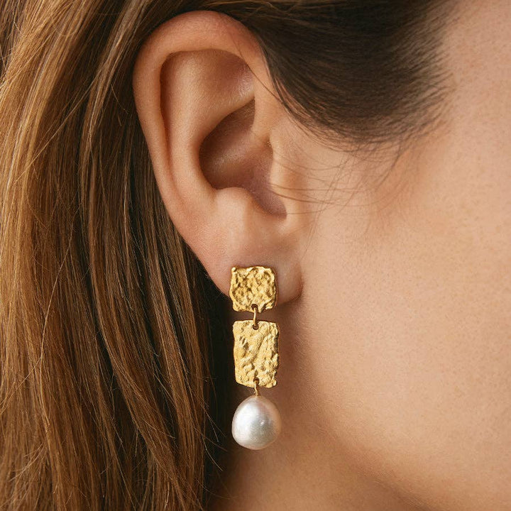 Lythos Statement Drop Earrings