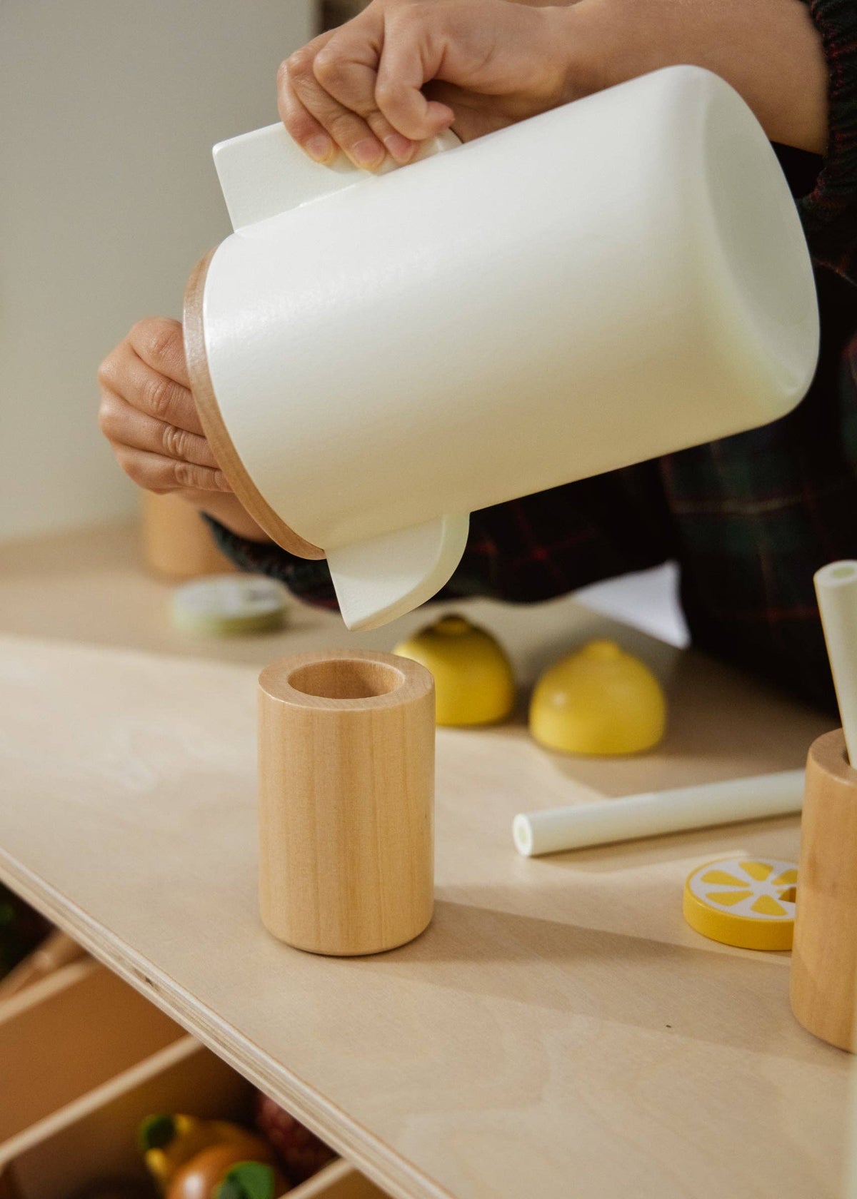 Wooden Lemonade Playset and Accessories