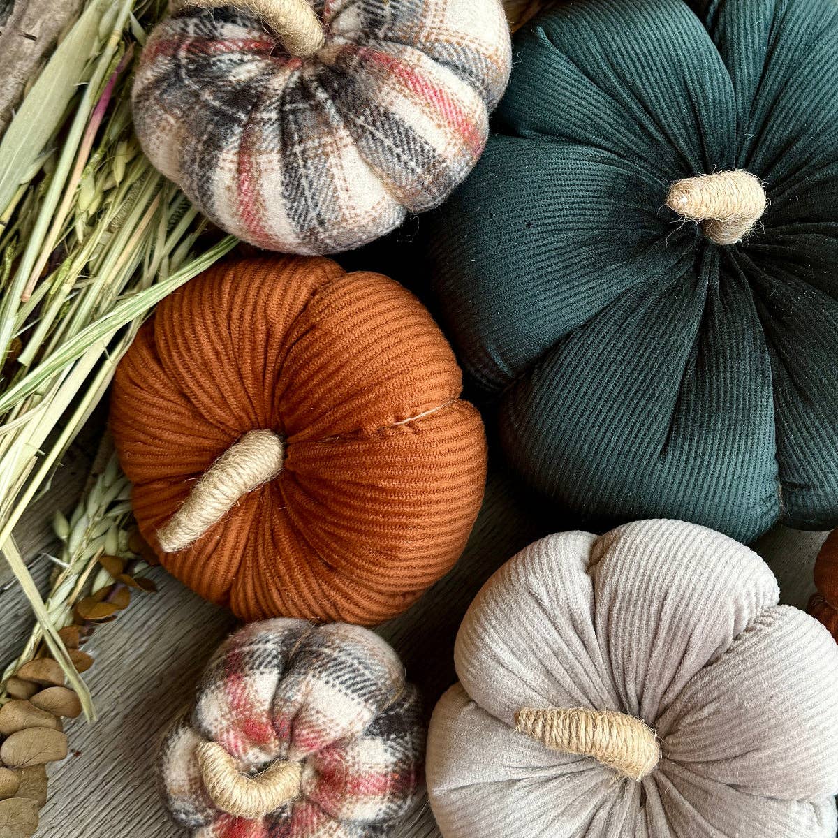 Medium Rust Corduroy Pumpkin