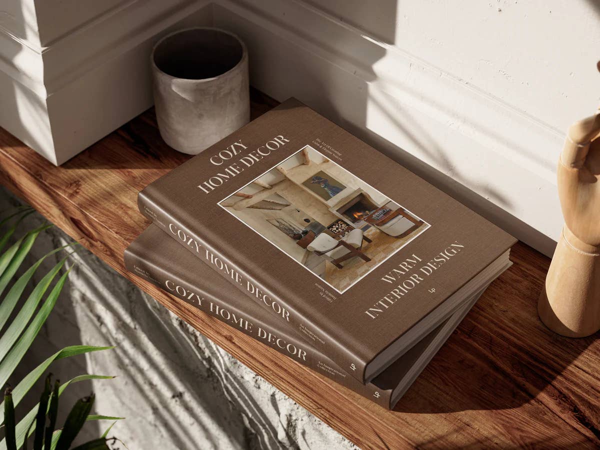 Cozy Home Decor Coffee Table Book