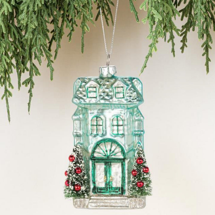 House w/ Trees Ornament