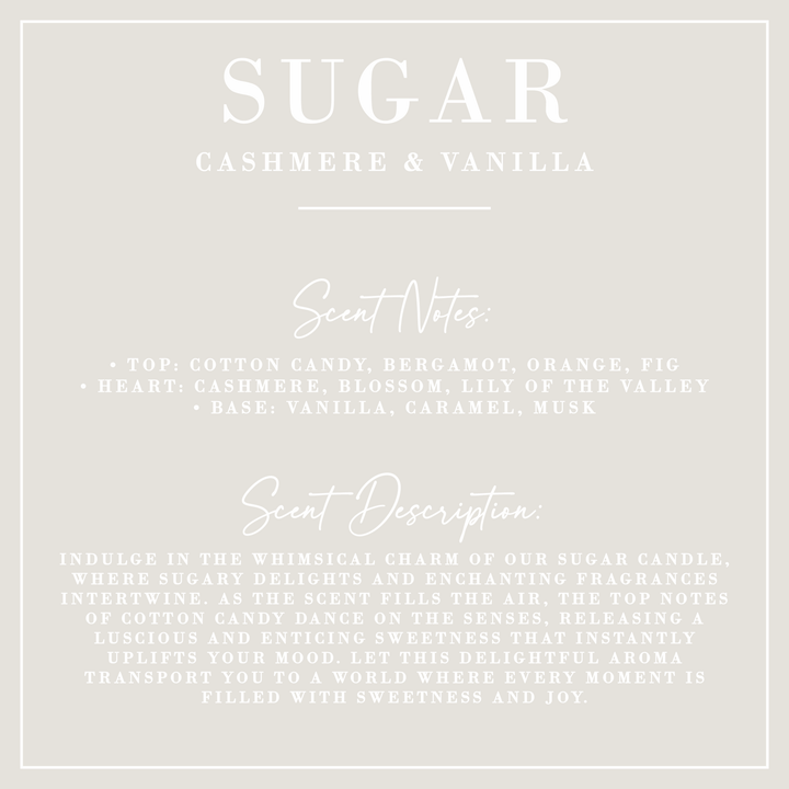 Porter Lane Home Candle, Sugar, Luxe Collection, 12 oz