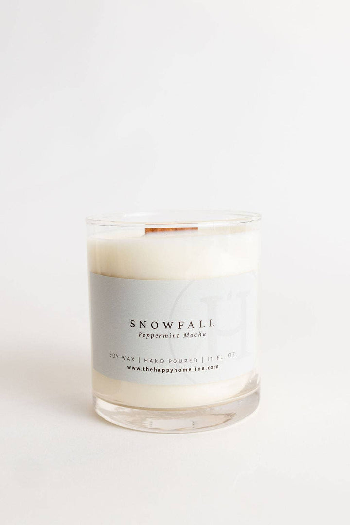 Snowfall Wood Wick Candle, 11 oz